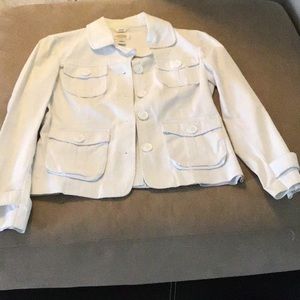 NWOT Talbots white jacket